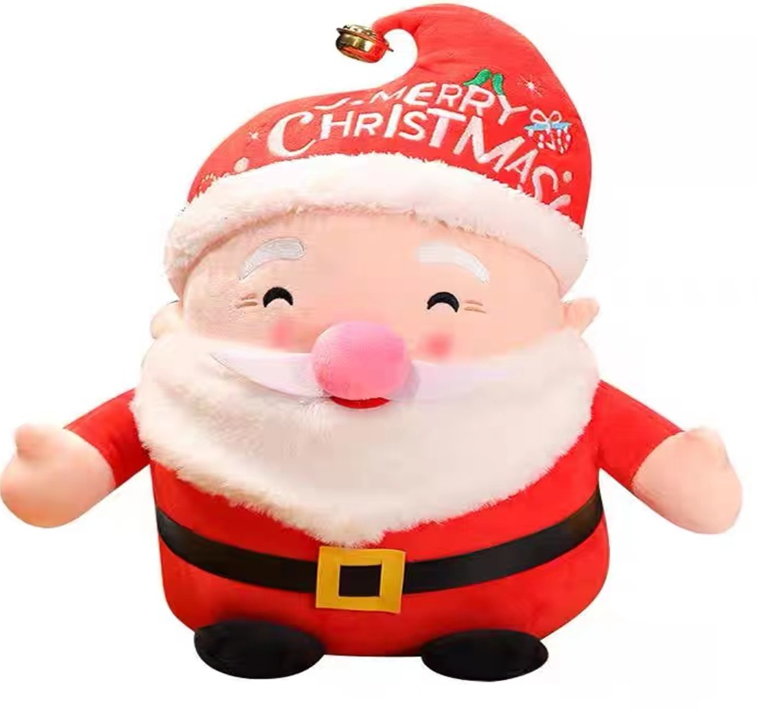 Four-way Stretch Santa Claus Plush Toy Blanket