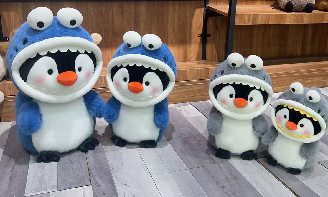 Shark Penguin Plush Toy Stuffed Animal Toys
