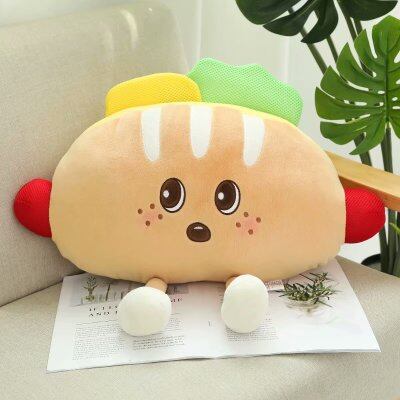 Hot Dog Plush Pillow