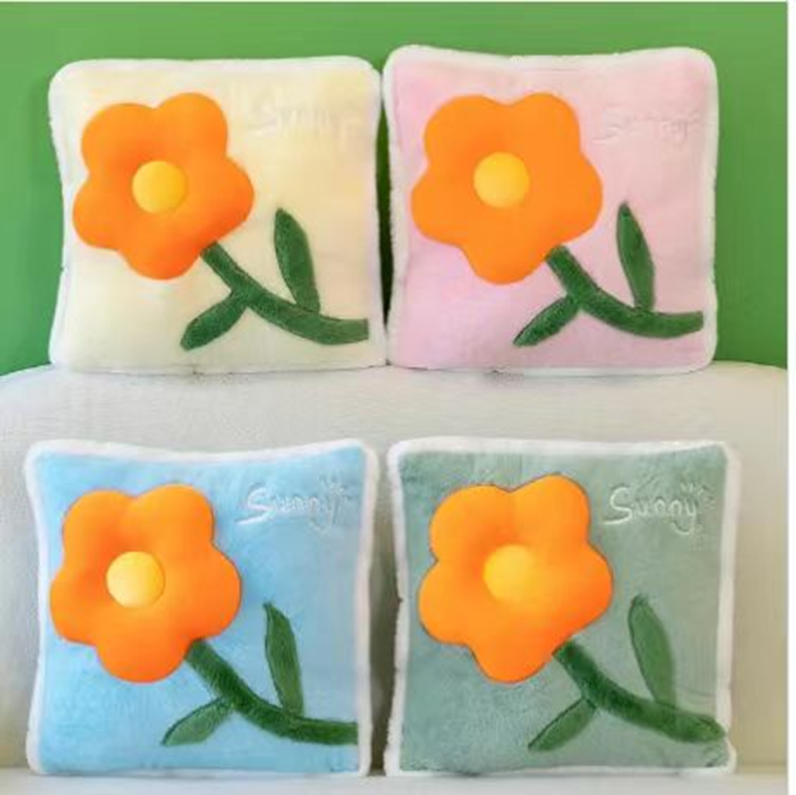 Flower Plush Toy Blanket