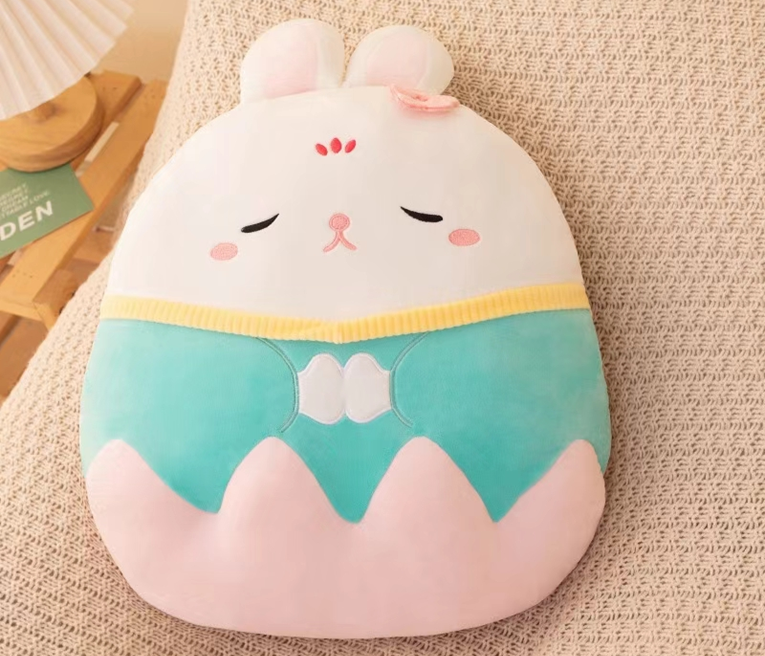 Green Frog Plush Pillow