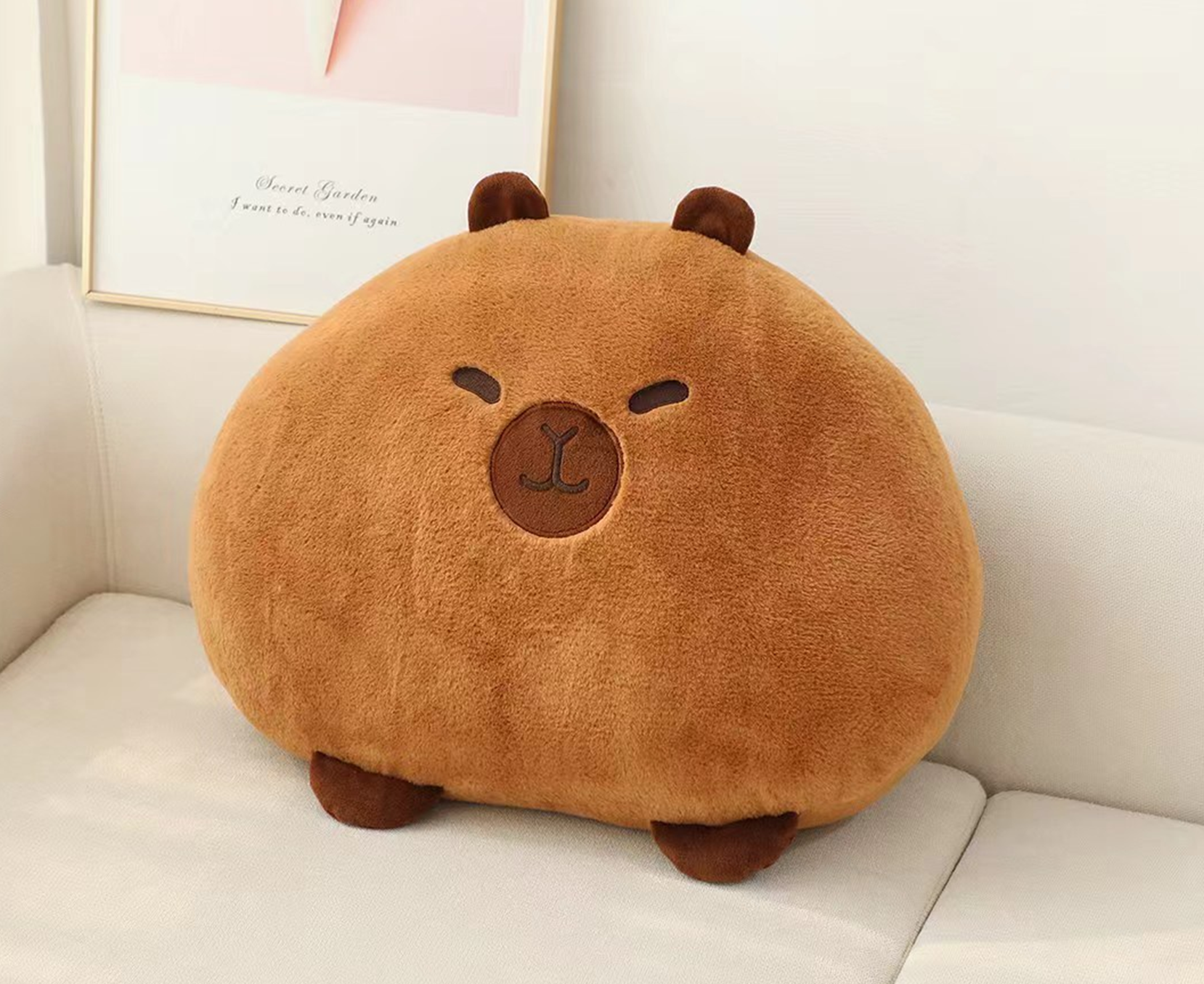 Brown Bear Plush Pillow