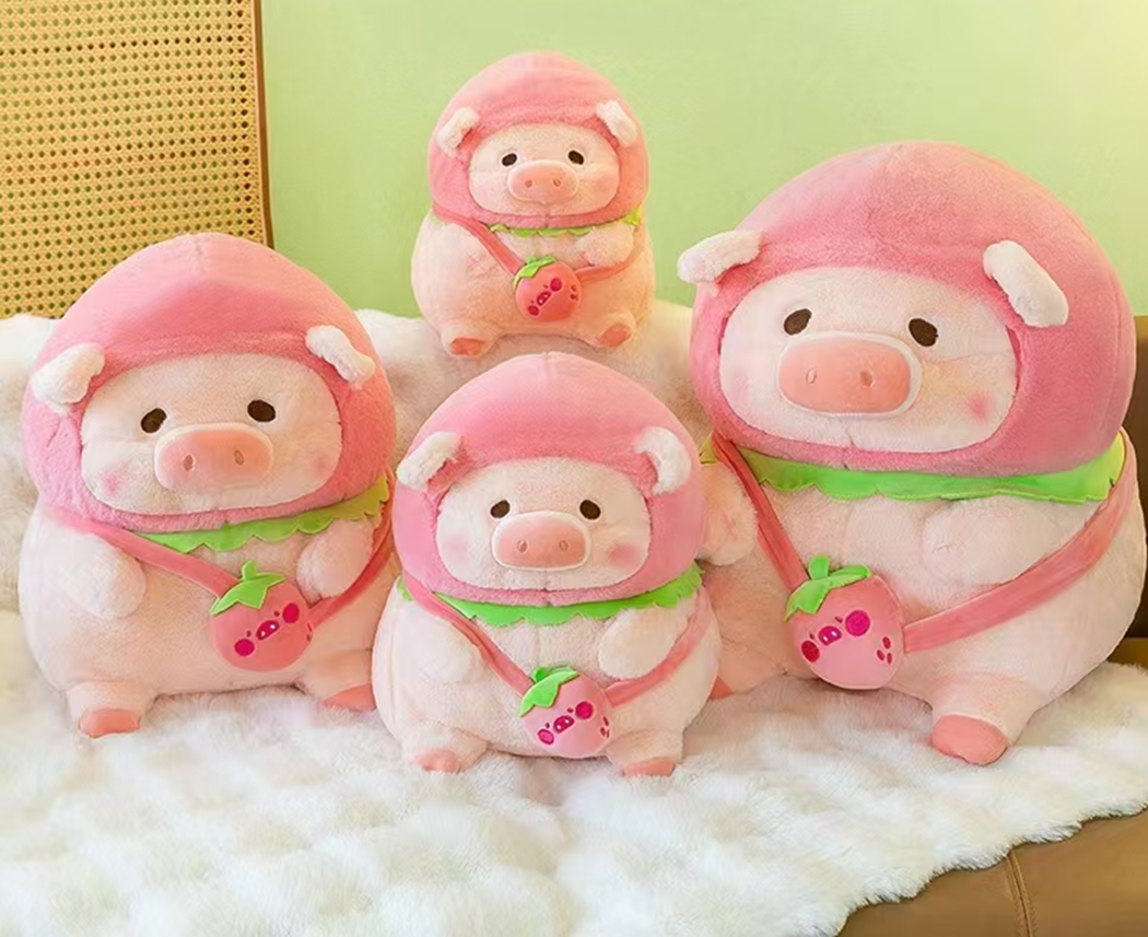 Strawberry Pig Plush Toy Stuffed Animal Toys
