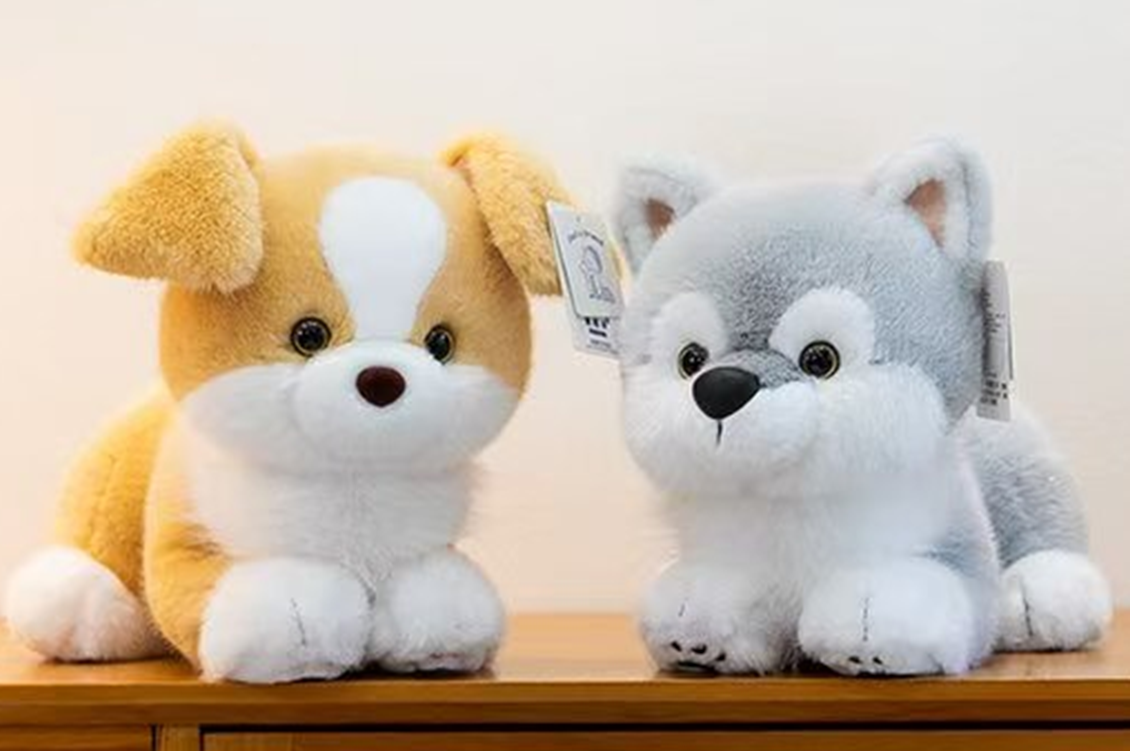 Lying Dog Plush Toy Stuffed Animal Toys