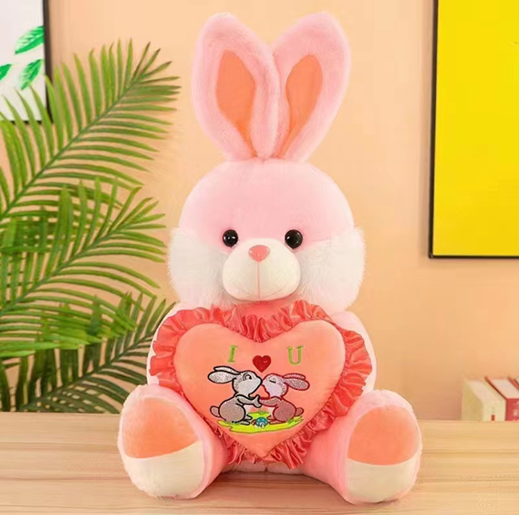 Heart Hugging Rabbit