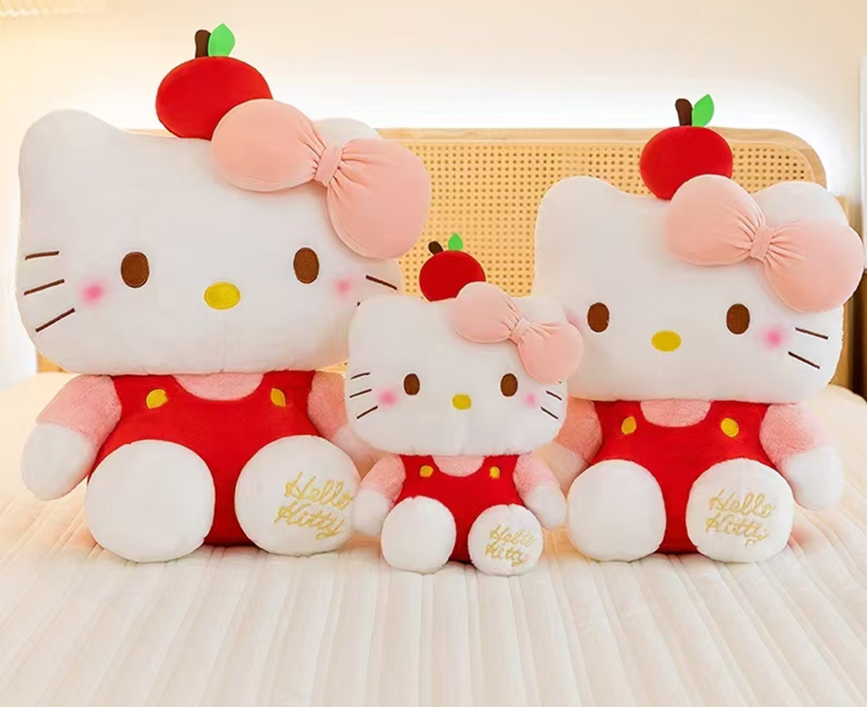 Apple Kitty Cat Plush Toy