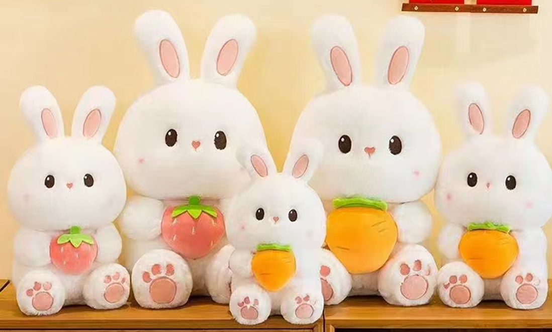 Fruit Rabbit Plush Toy Stuffed Animal Toys