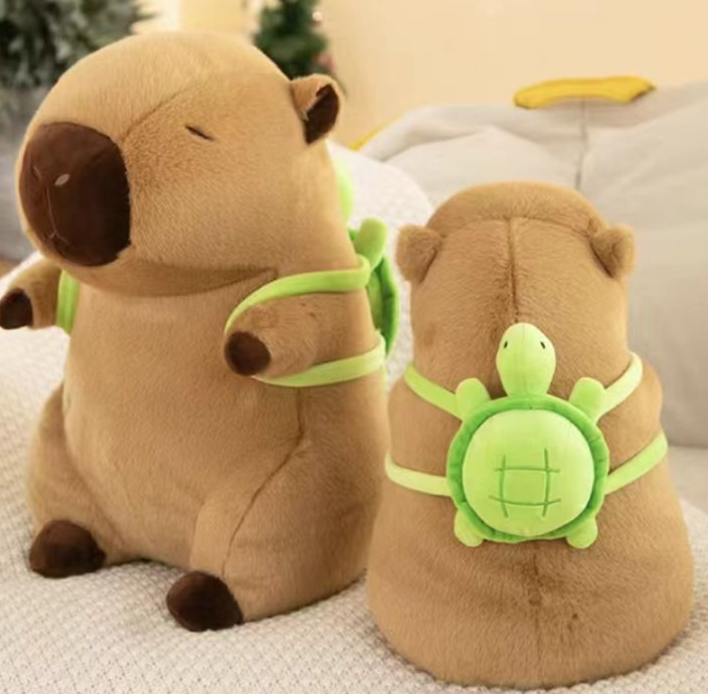 Capybara Plush Backpack Toy