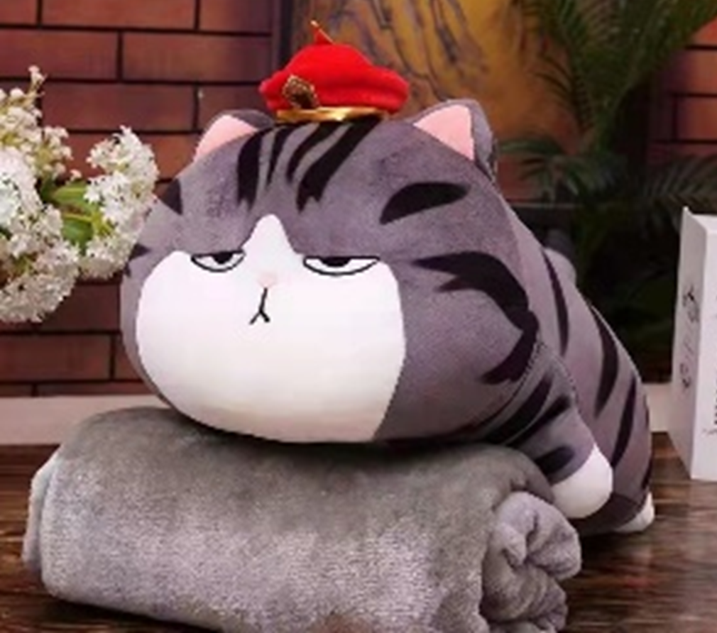 Wu Huang Cat Plush Blanket