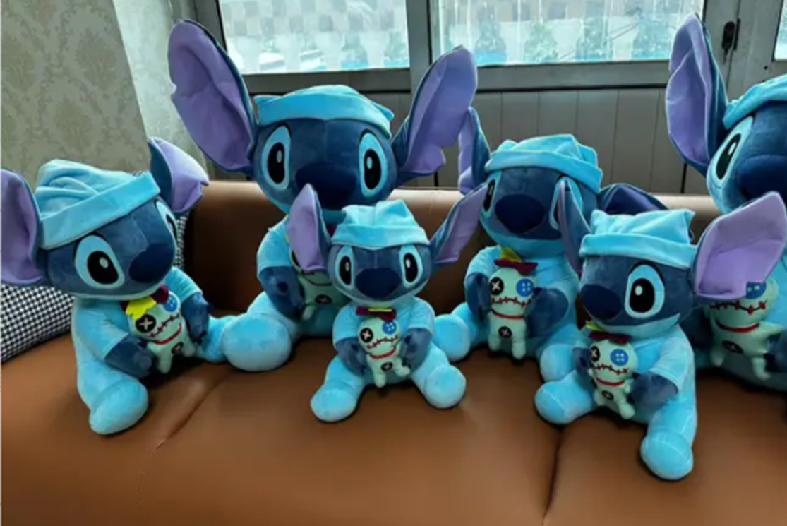 Hooded Monster Stitch Plush Toy Stuffed Animal Toys
