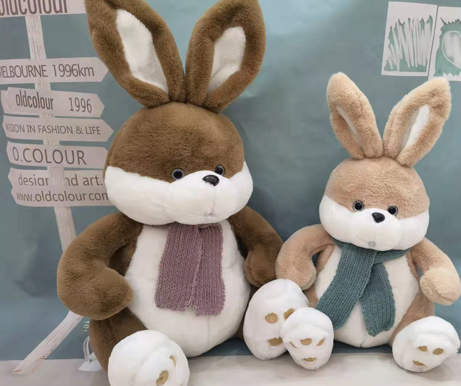 Scarf Rabbit Plush Toy Stuffed Animal Toys