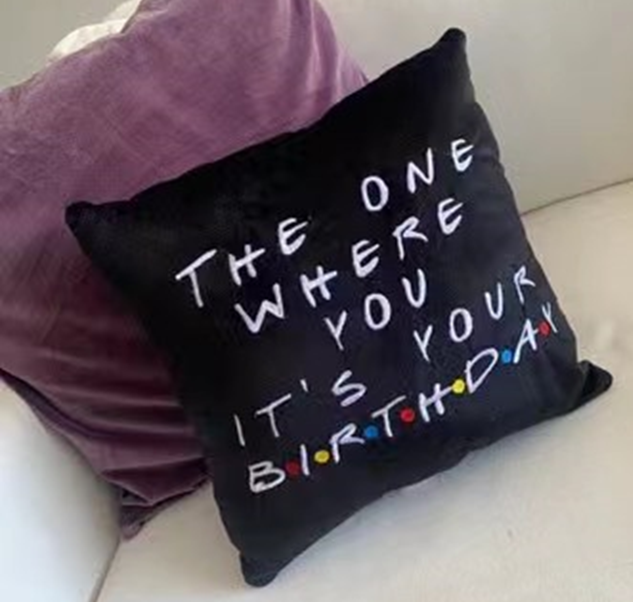 Birthday Plush Pillow