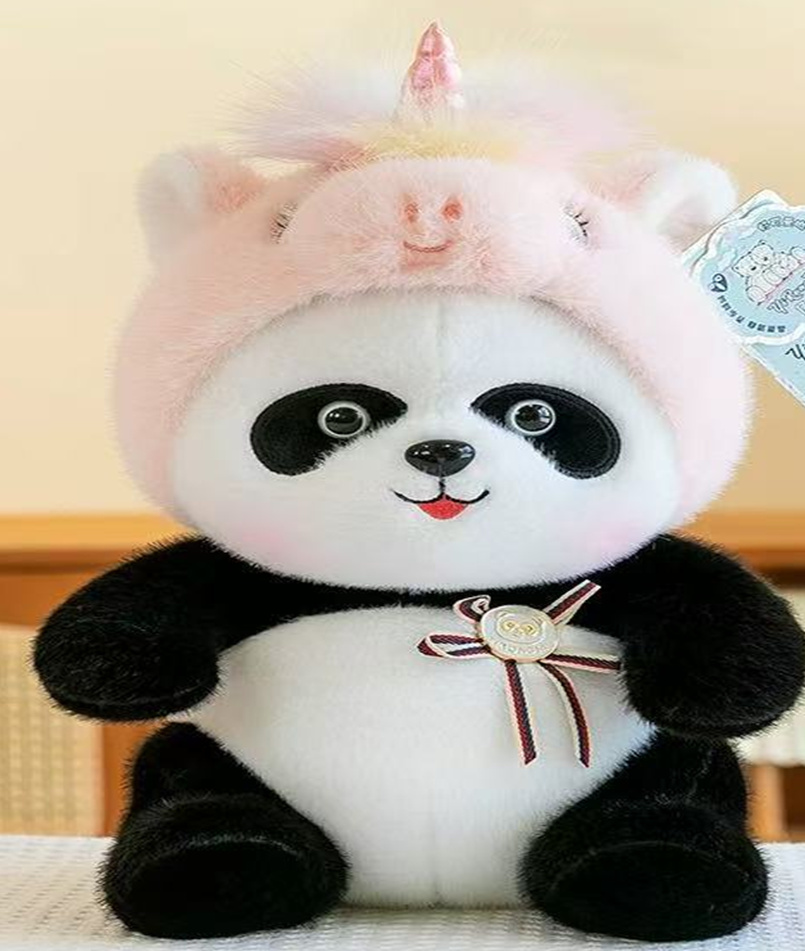 Transforming Panda Plush Toy Stuffed Animal Toys