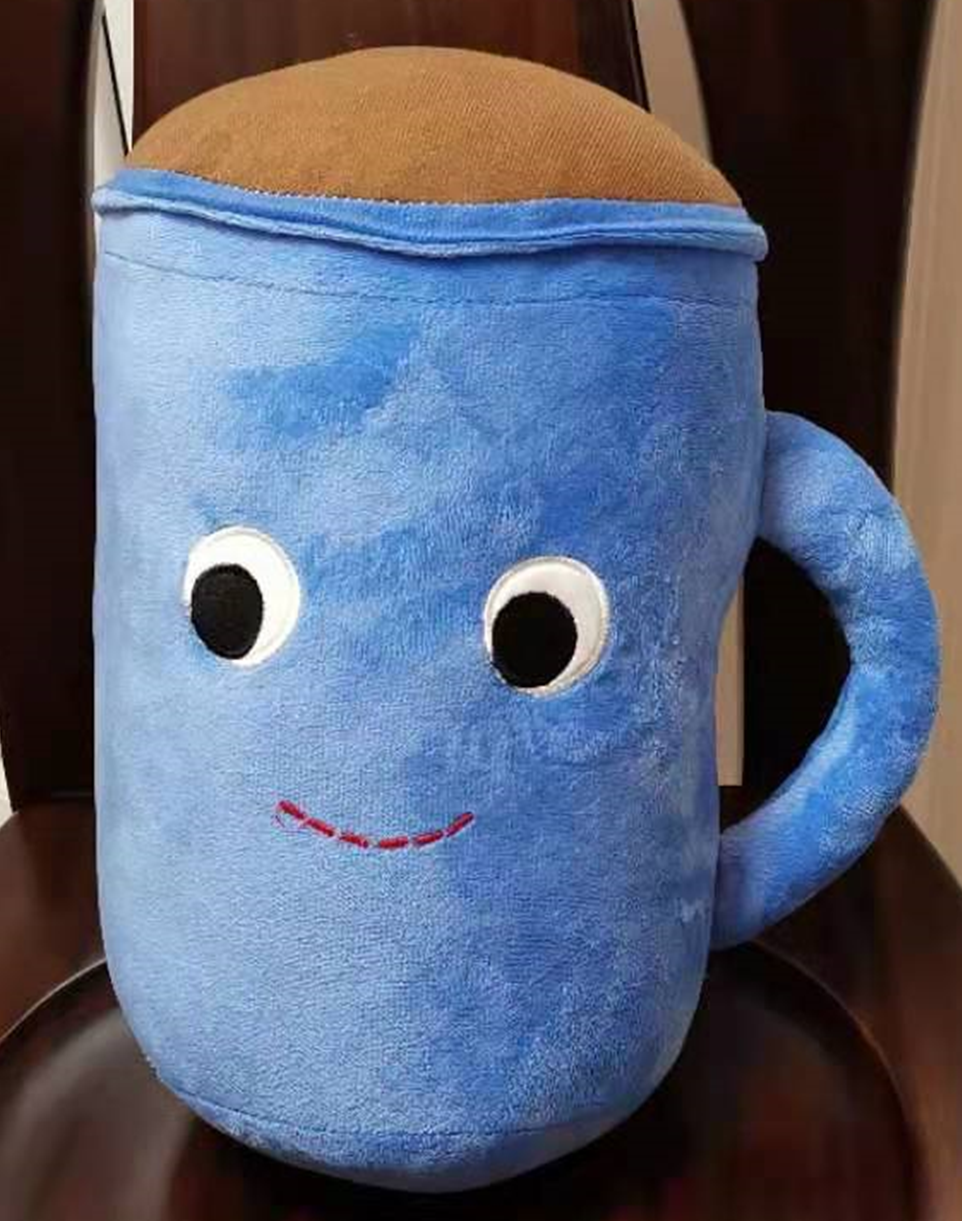 Tea Cup Coffee Cup Plush Pillow