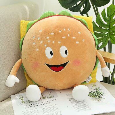 Hamburger Plush Pillow