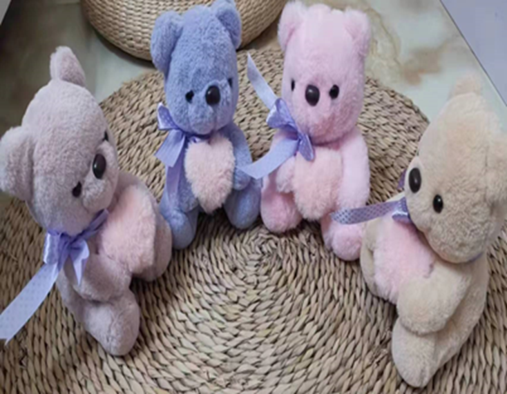 Rabbit Fur Heart Bear