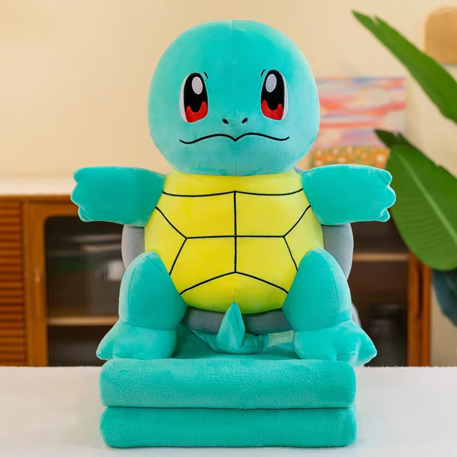 Squirtle Plush Toy Blanket