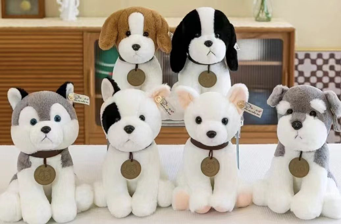 Husky Dog Plush Toy Stuffed Animal Toys