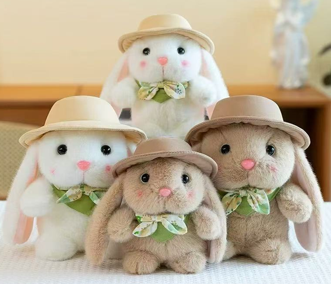 Hat Rabbit Plush Toy Stuffed Animal Toys