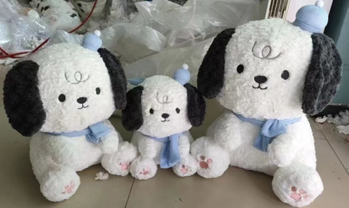 Scarf Dog Plush Toy Stuffed Animal Toys
