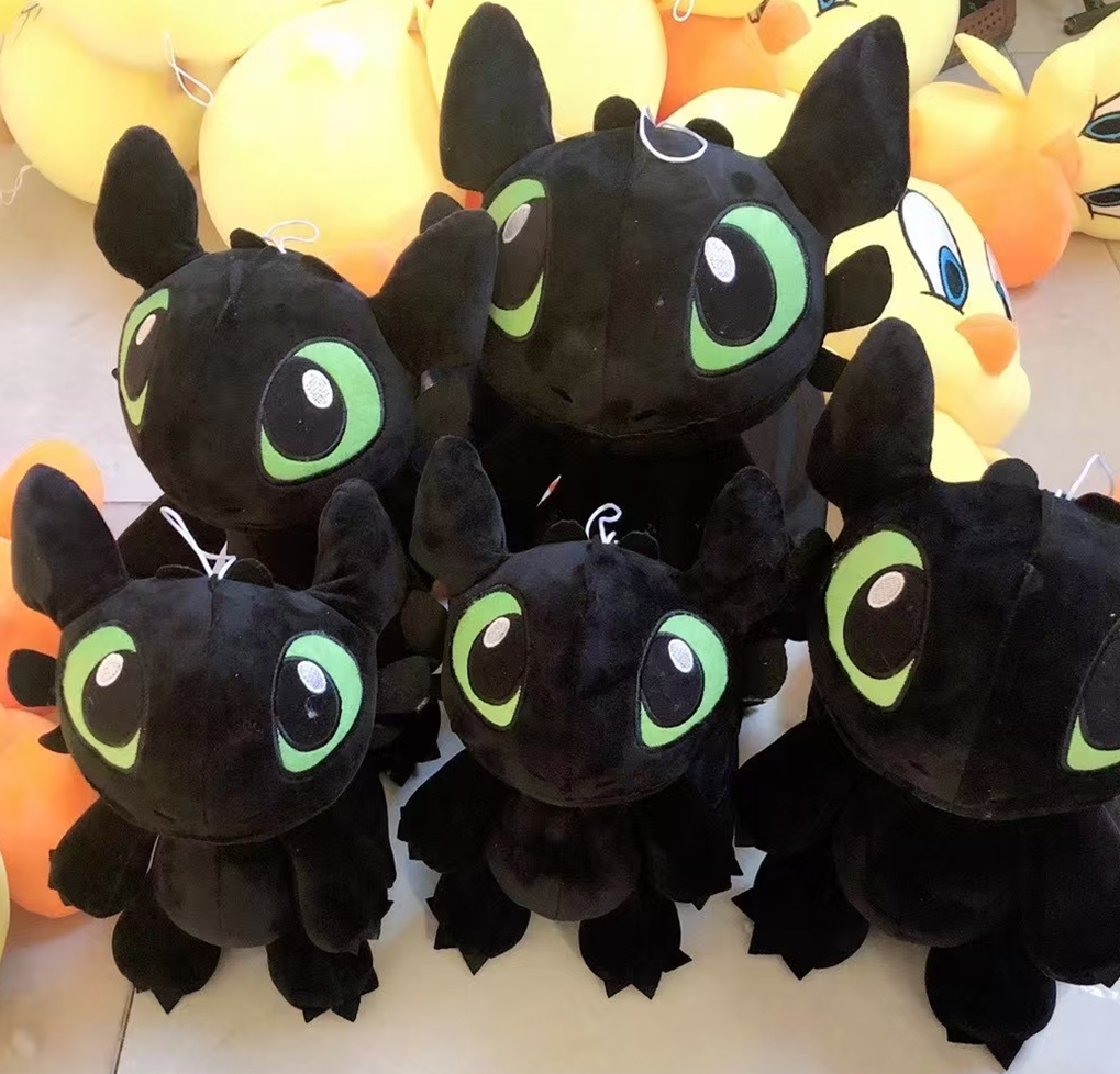 Standing Black Cat Plush Toy Stuffed Animal Toys