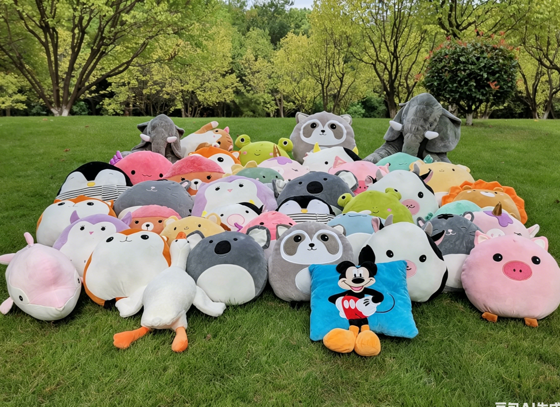 Plush Pillows