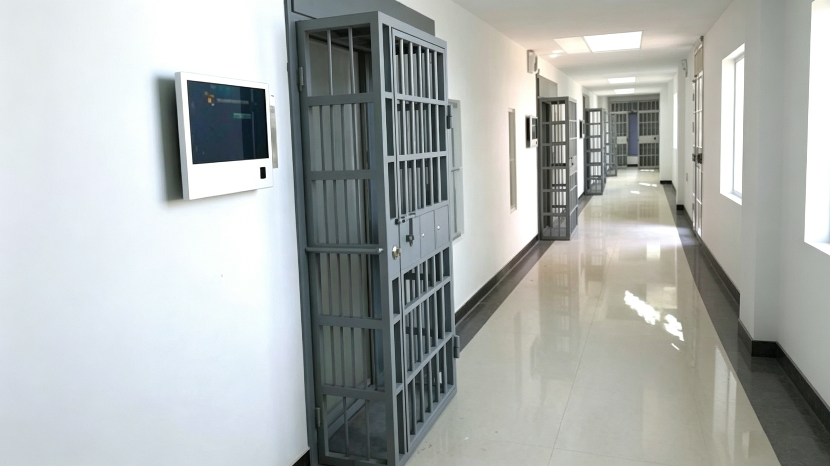 Electrically Controlled and Isolated Monitoring Room Door