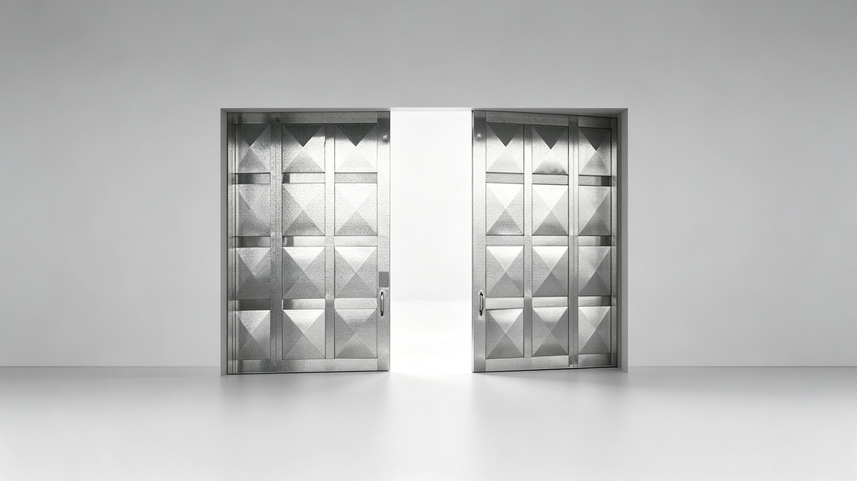 HDL-JQDM-10 Electric Sliding A-Door (Stainless Steel)