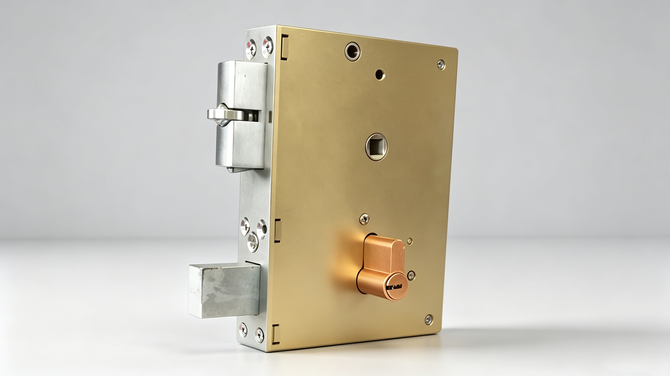 Precision-cast electronic lock body