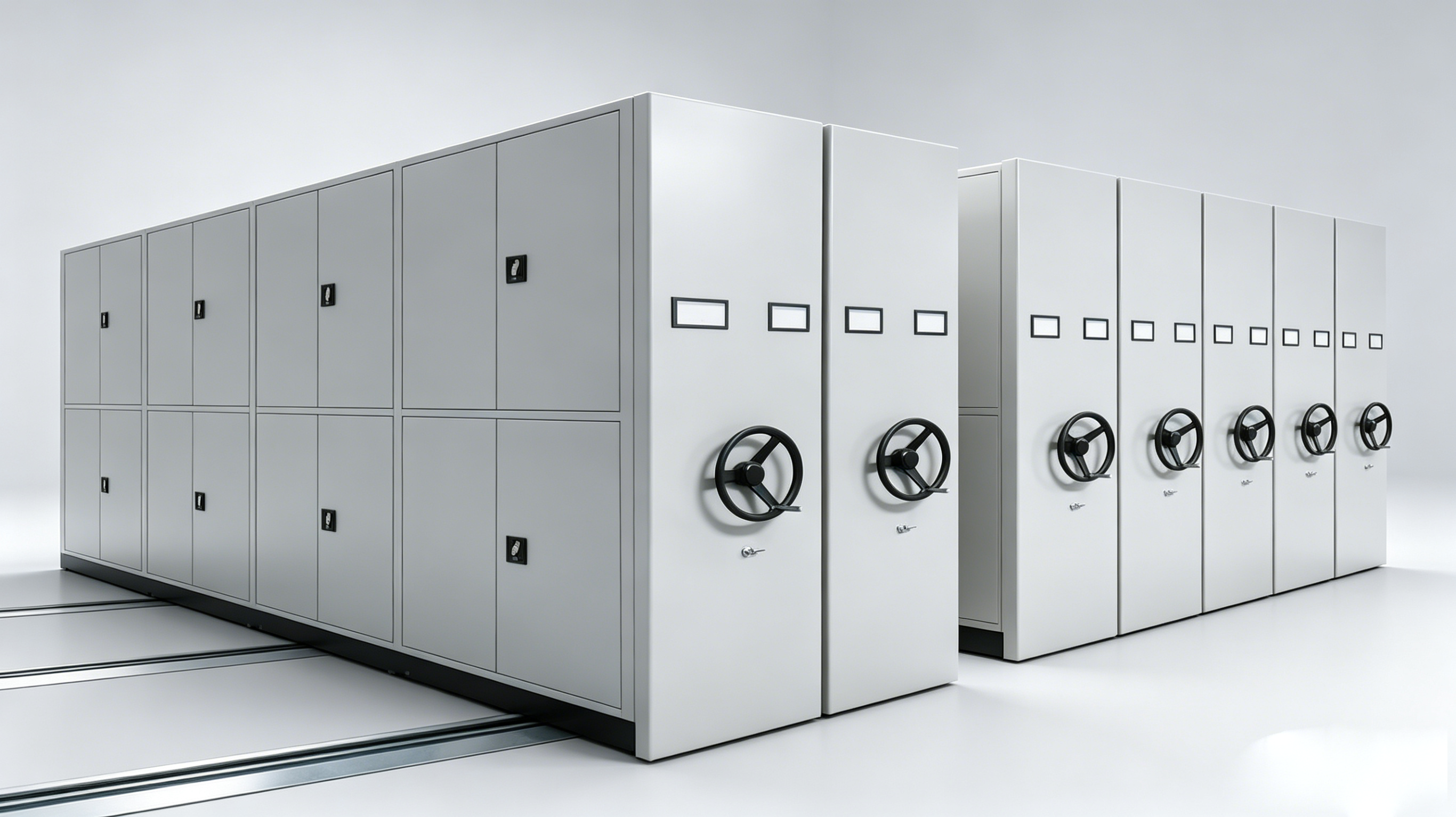 MJG-06 Manual High-Density Mobile Shelving
