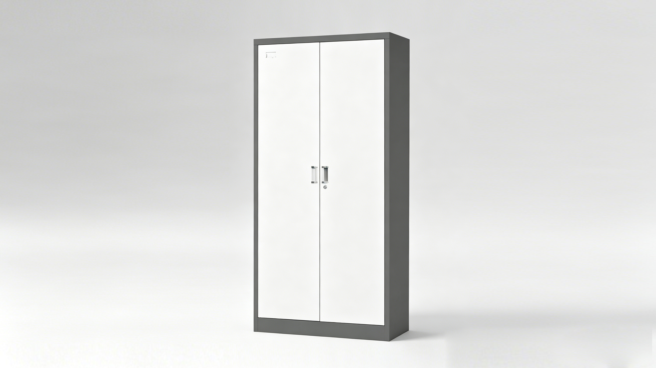 ZZTS-07 Two-Door File Cabinet with Pleated Multi-Tone Finish
