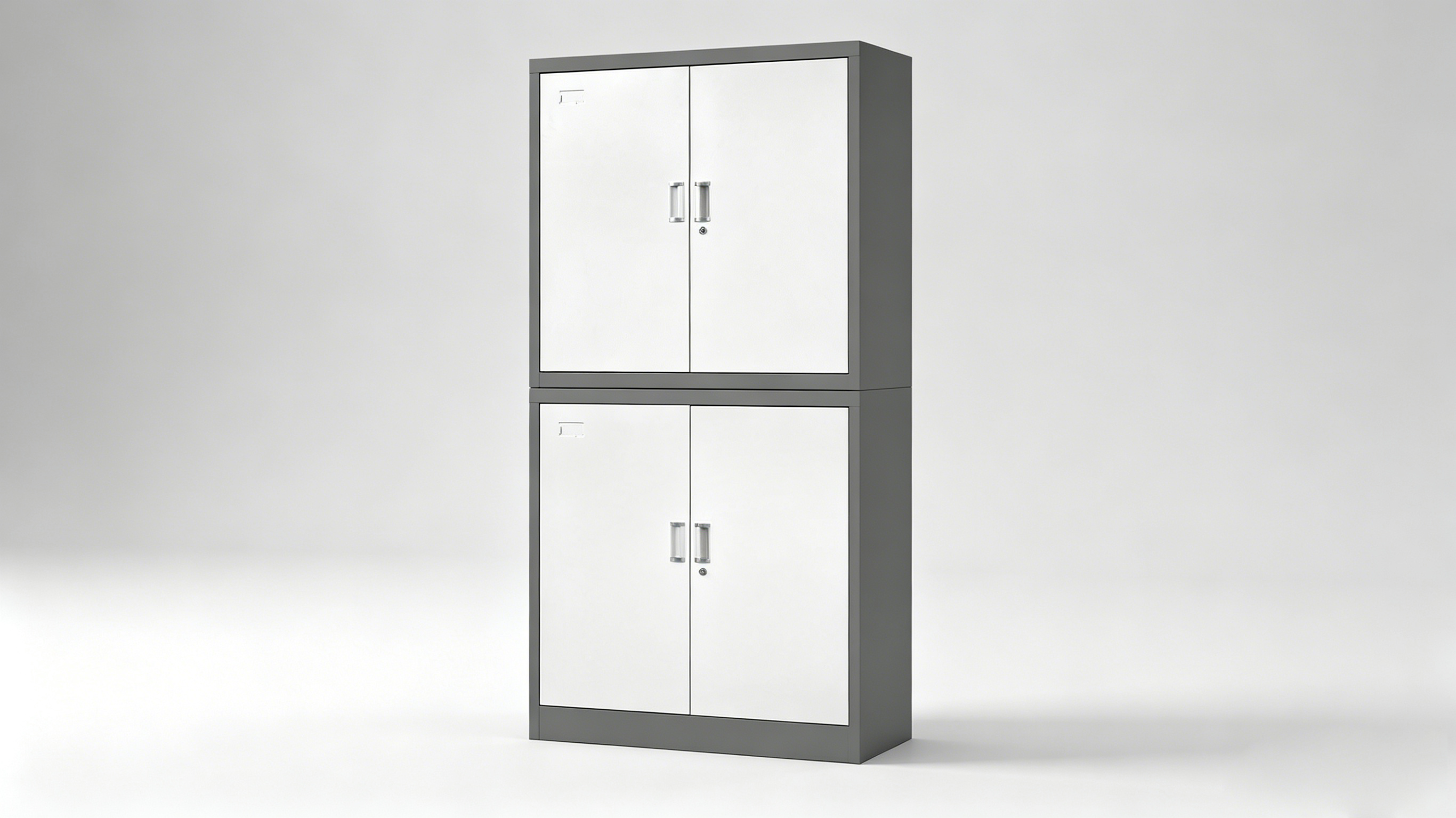 ZZTS-08 Two-Tone Accordion Double-Section Filing Cabinet