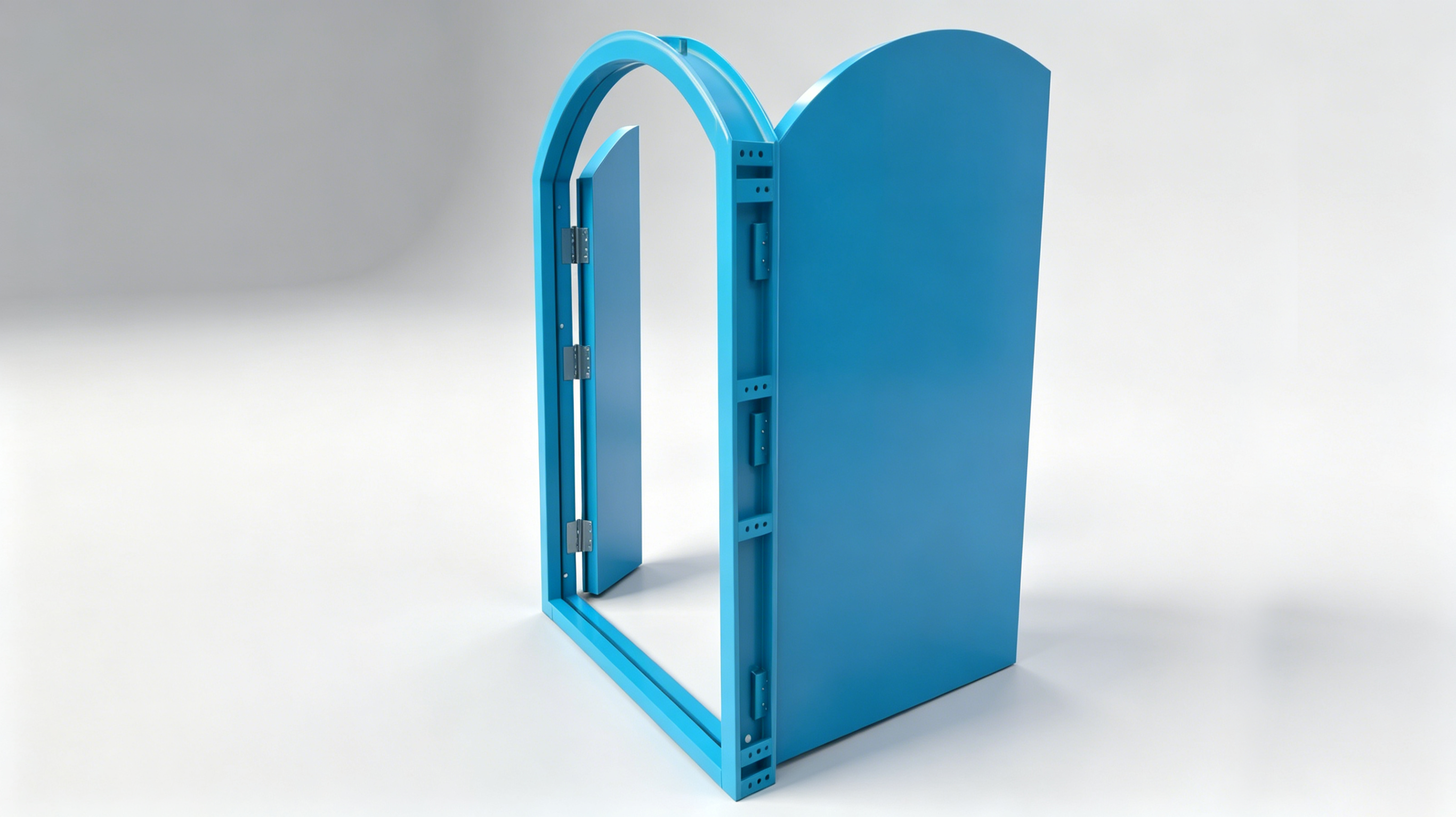 Custom-shaped soundproof door