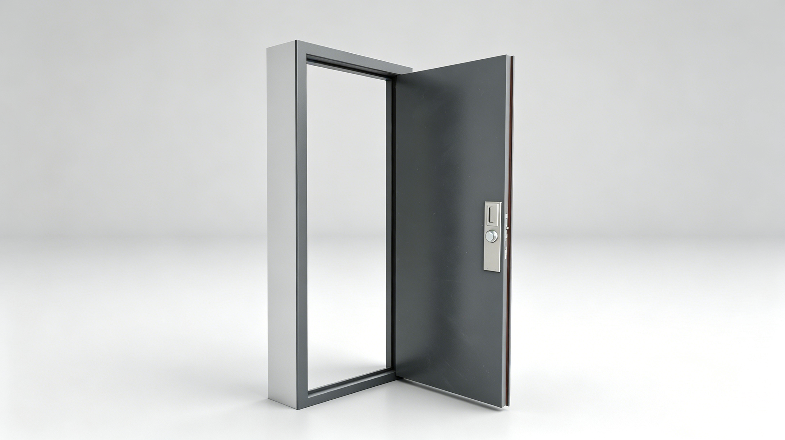 Electric swing ventilation damper