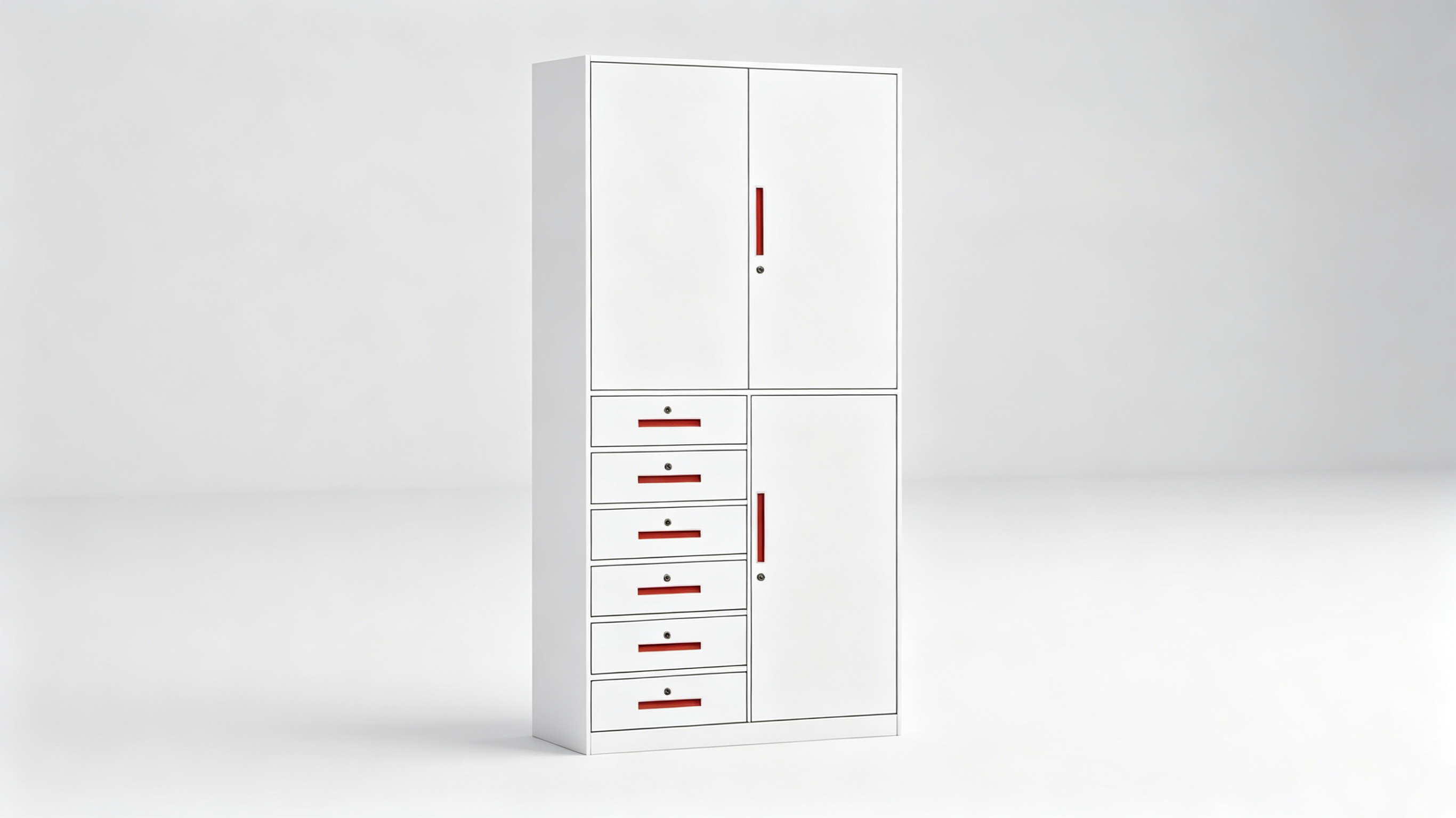 BBG-12 Slim-Edge 6-Drawer File Cabinet