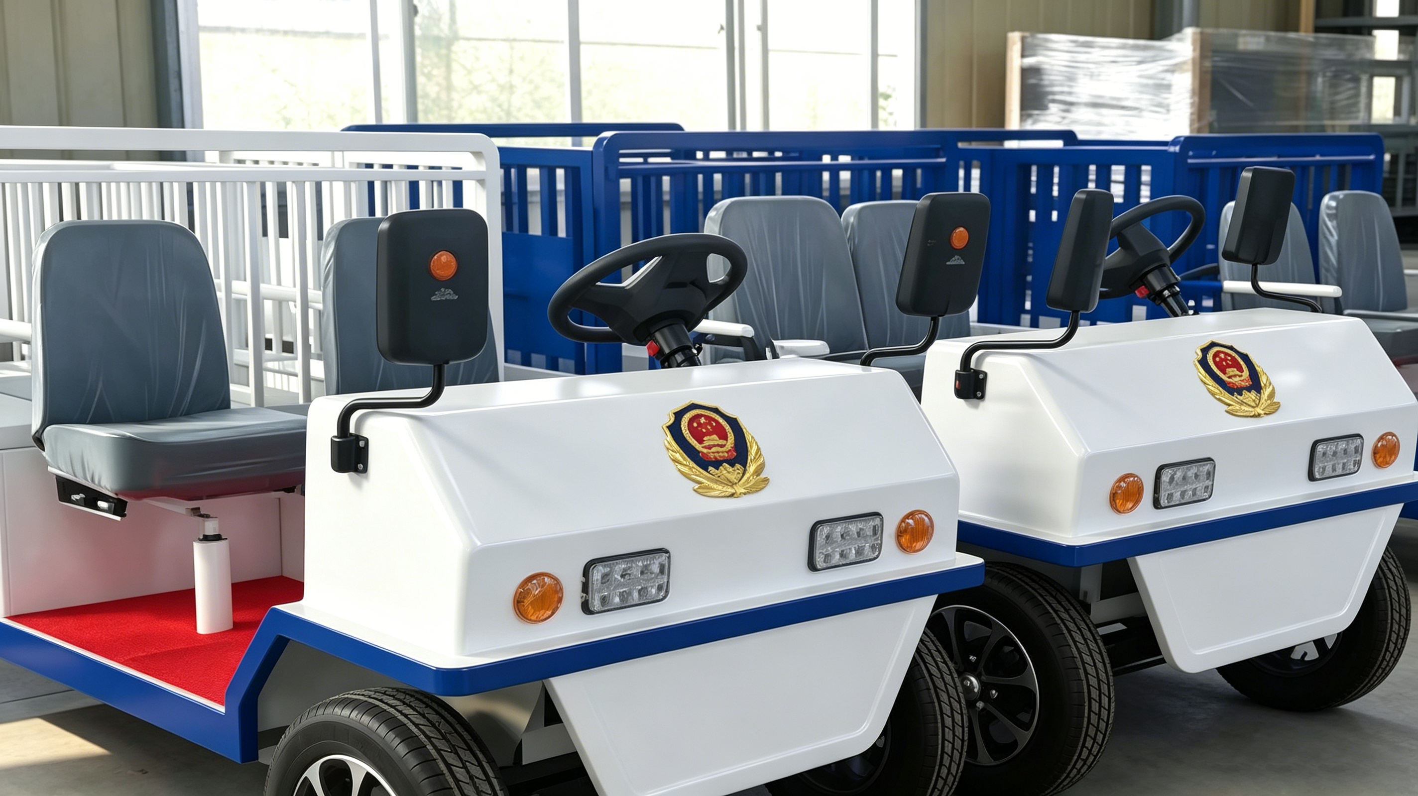 Electric 4-Person Prison Transport Vehicle