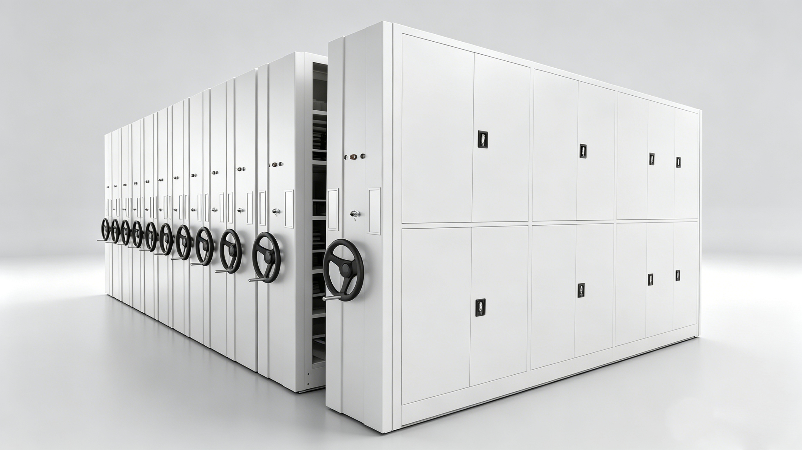 MJG-08 Manual Compact Shelving