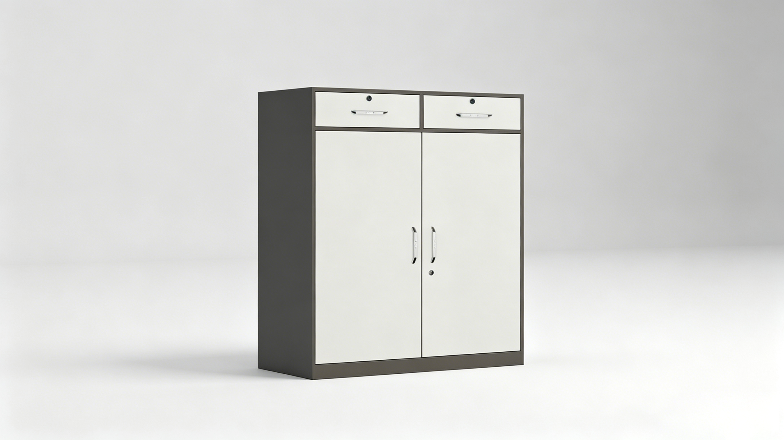 TSG-12 Two-Drawer Low Cabinet with Double Doors