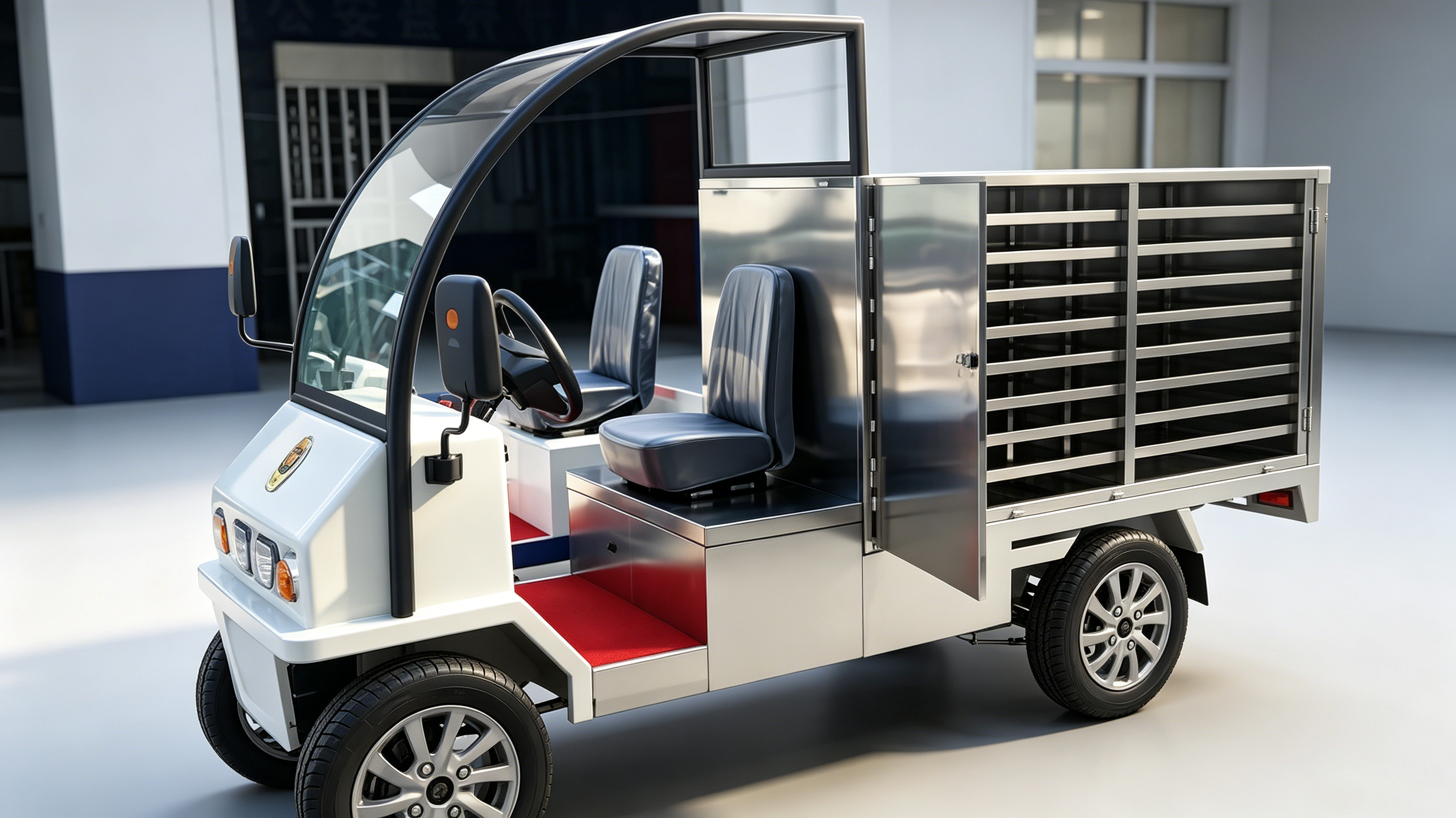 Electric Meal Delivery Cart