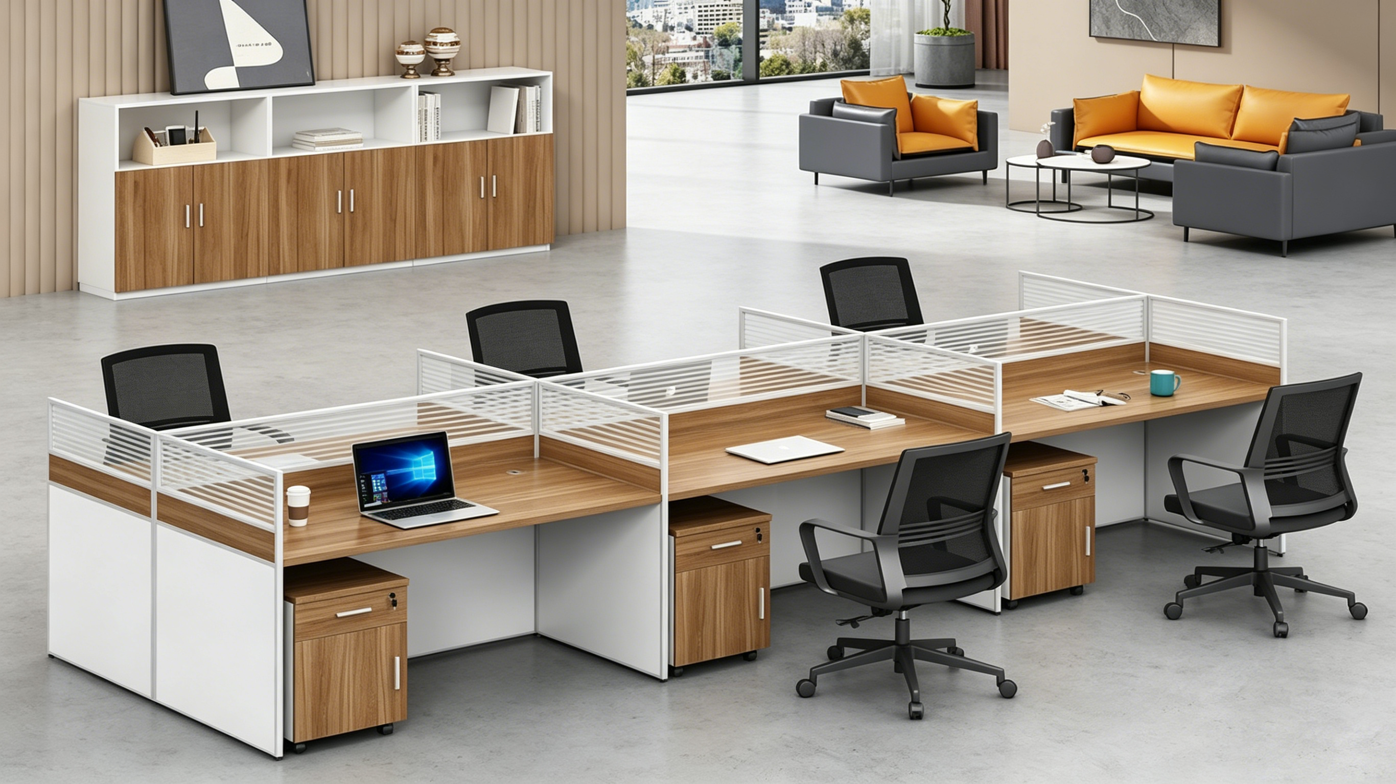 PF-004 Cubicle Workstation