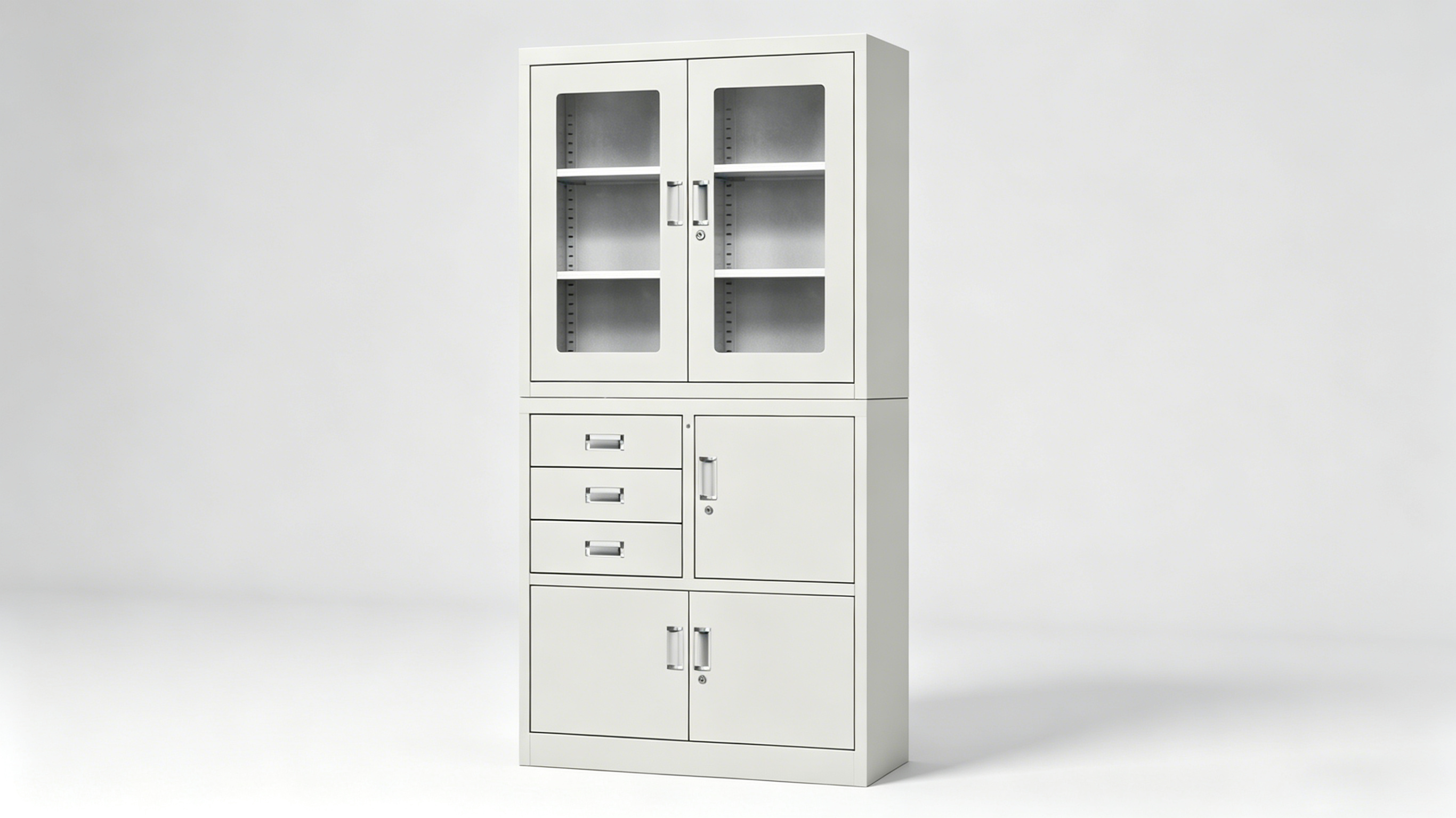 WJG-07 Split Three-Drawer Door Cabinet (Internal Security)