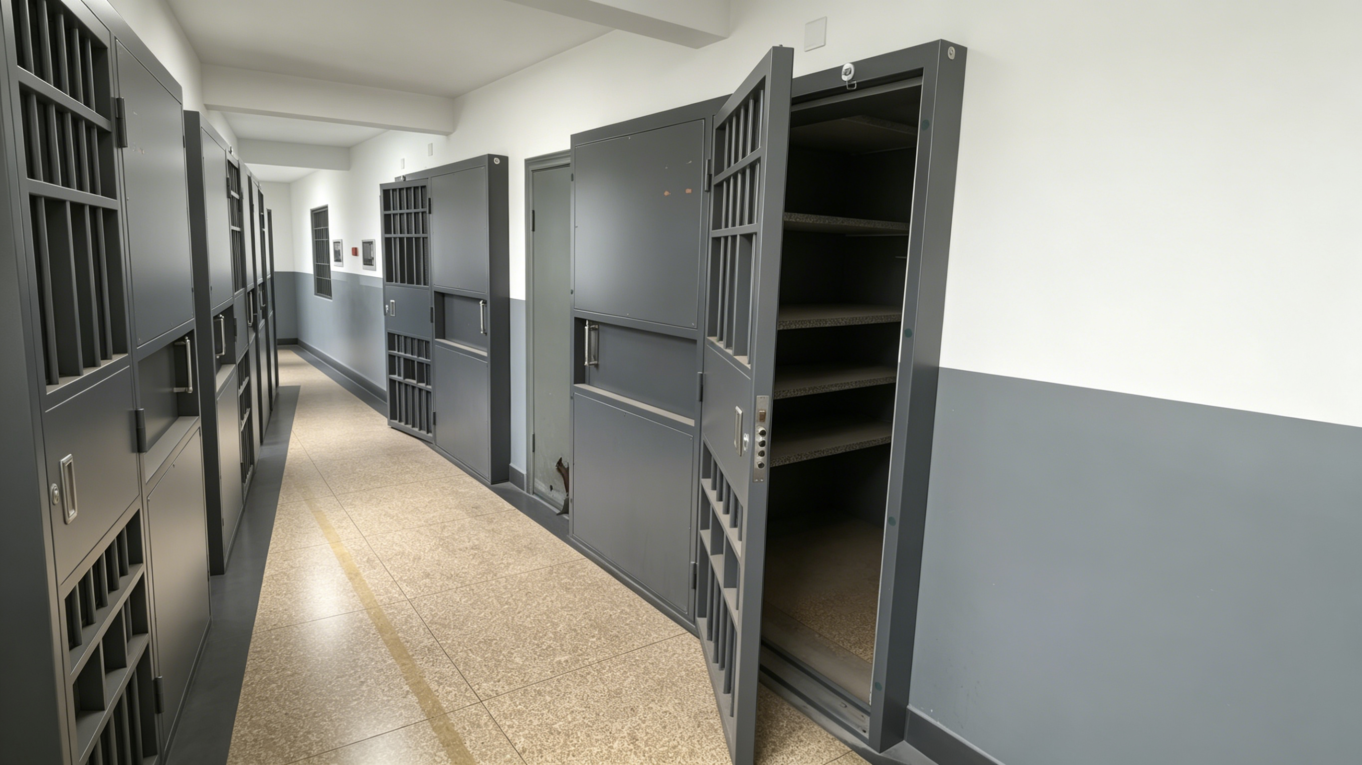 13 Prison Wing Electric Gate
