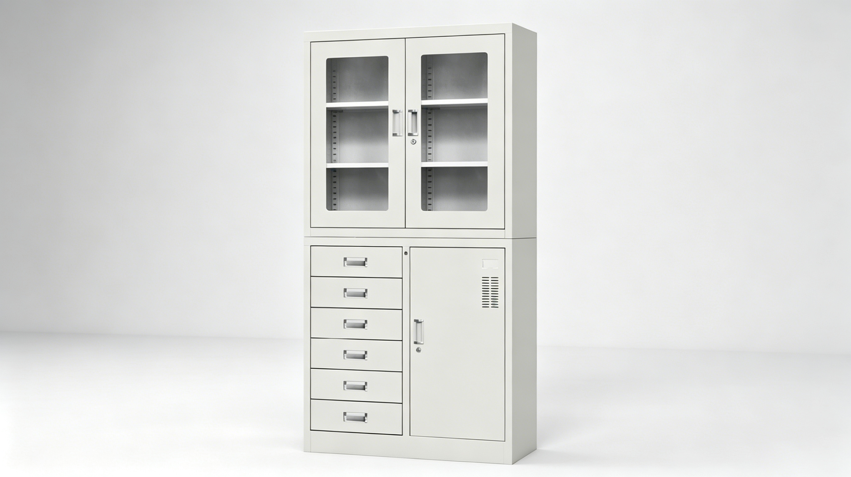 WJG-08 Modular 6-Drawer Cabinet with Swing Door