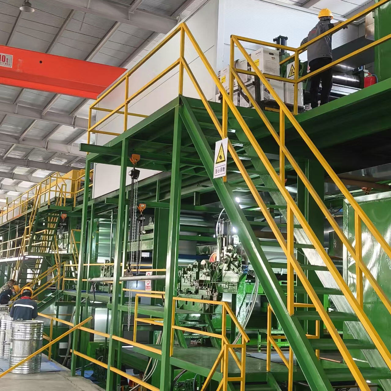 Huahui New Materials Production Base - Real-World Views of Aluminum Plate Processing Equipment and Powder Coating Lines 8