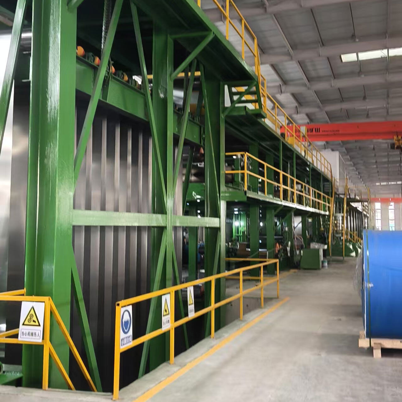 Production Workshop - Real-World View of Huahui New Materials Aluminum Plate Processing Equipment and Powder Coating Line