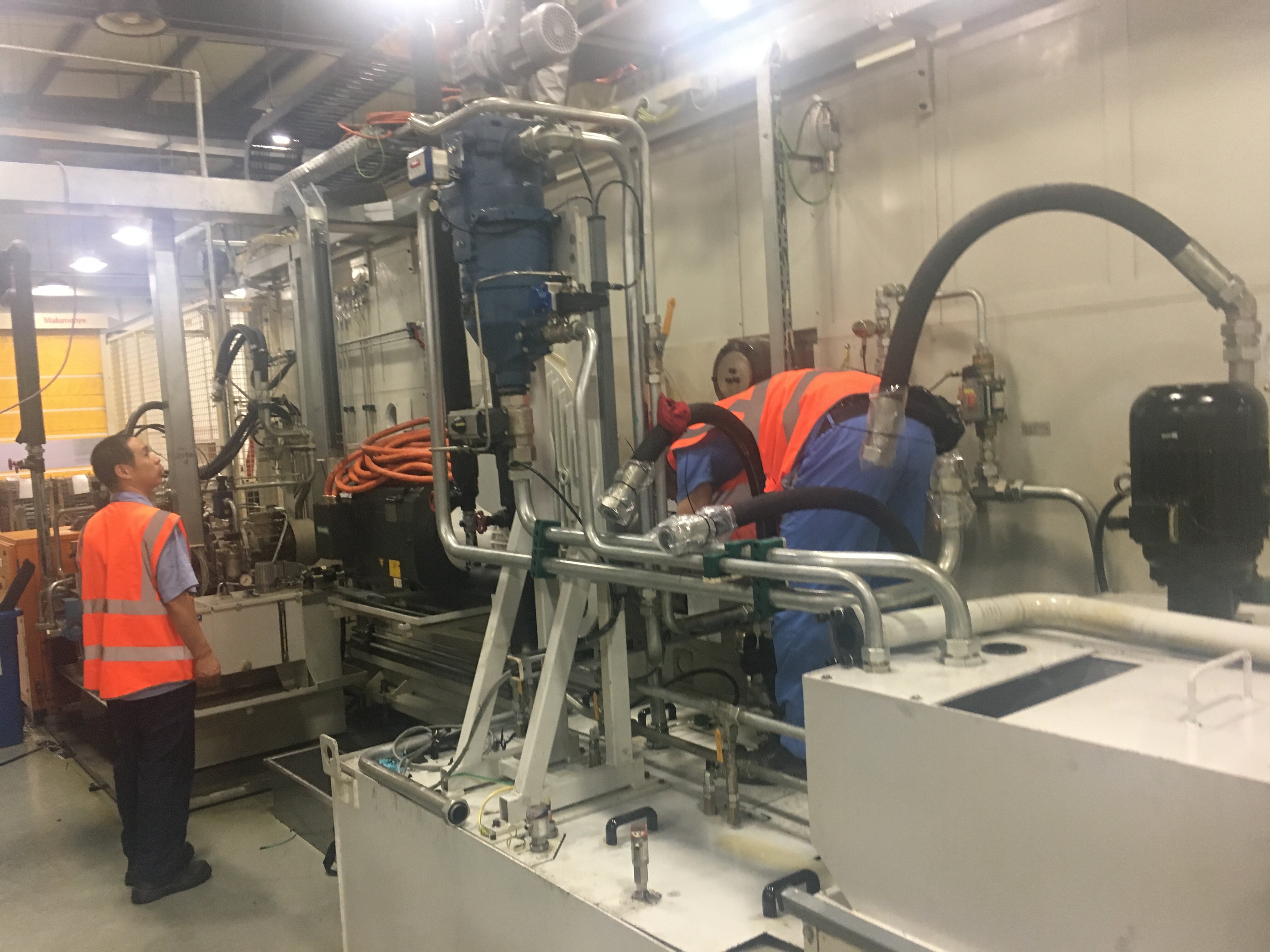Dismantling, relocation and installation of a German-made KINK broaching machine - 4