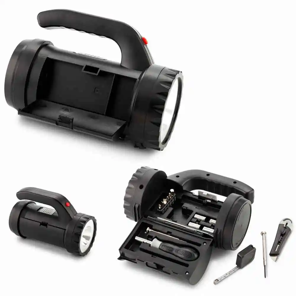 Solar Power Bank Tool Set with LED