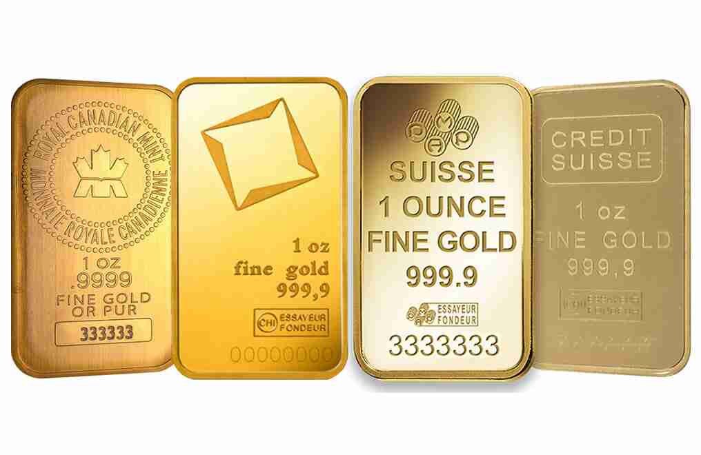 Investment gold bars