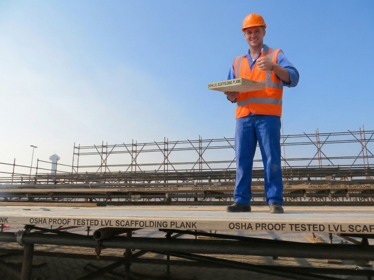 OSHA LVL scaffolding board