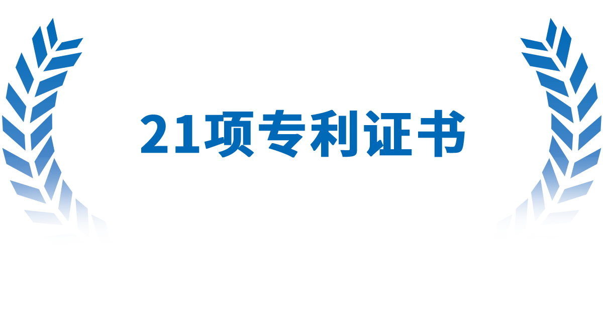 21 项专利证书
